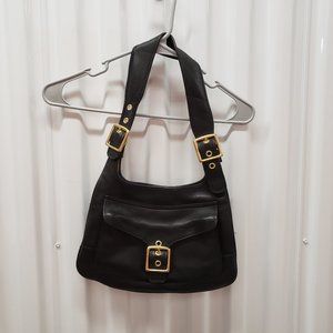 Vintage Coach 9340 Leather Shoulder Bag Purse